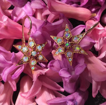 Load image into Gallery viewer, FANCY STAR EARRINGS ~ OPAL
