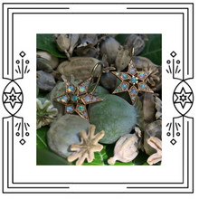 Load image into Gallery viewer, FANCY STAR EARRINGS ~ OPAL