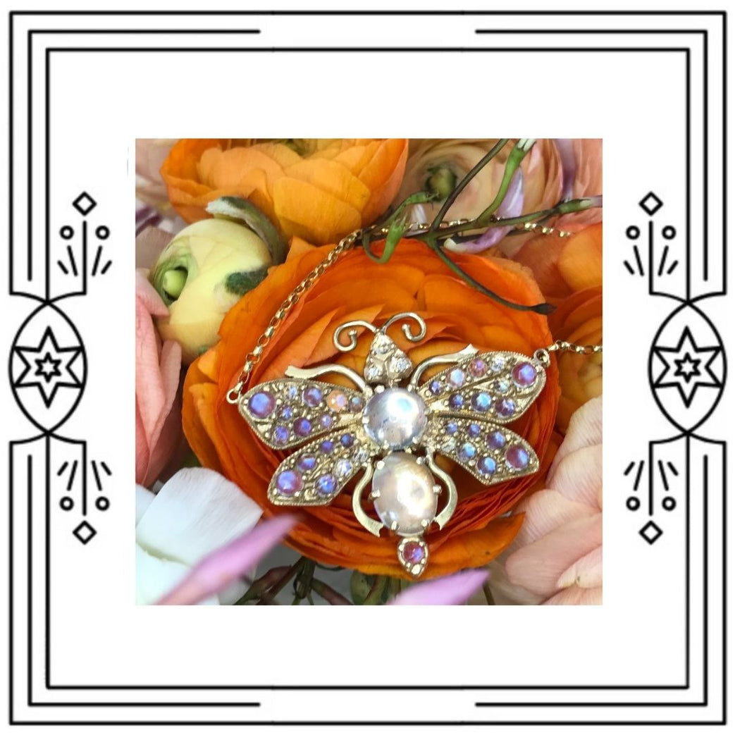 LUNA MOTH NECKLACE