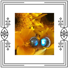 Load image into Gallery viewer, FULL BLUE MOON DANGLE EARRINGS
