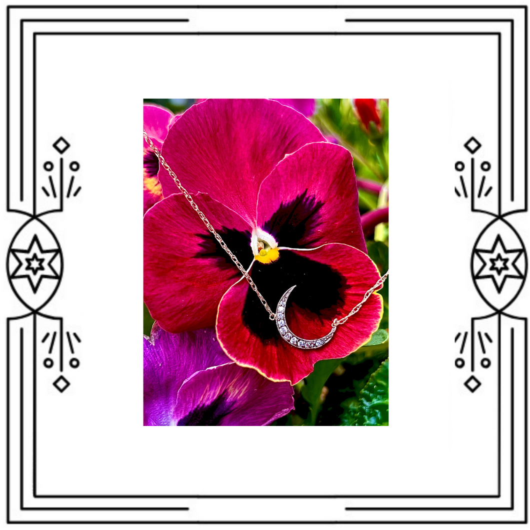 HANGING MOON NECKLACE (PRE-ORDER)