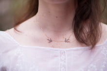 Load image into Gallery viewer, FLYING SWALLOWS DIAMOND NECKLACE (pre-order)
