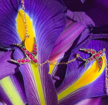 Load image into Gallery viewer, RUBY BIRDS NECKLACE (Pre-order)
