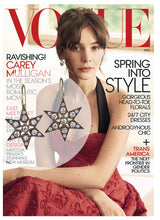 Load image into Gallery viewer, FANCY STAR EARRINGS - BLACK DIAMONDS (PRE-ORDER)
