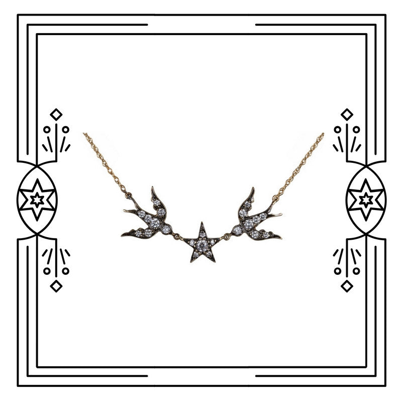 BIRD STAR NECKLACE (PRE-ORDER)