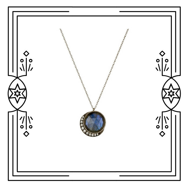 BIG BLUE MOON NECKLACE (PRE-ORDER)