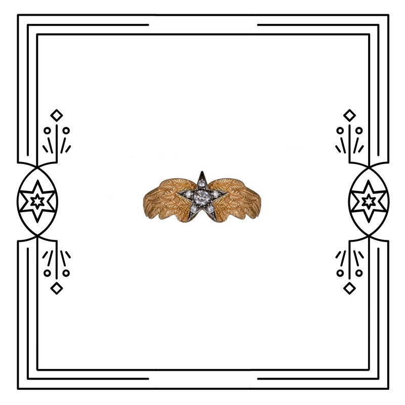 WINGED STAR RING - (PRE-ORDER)
