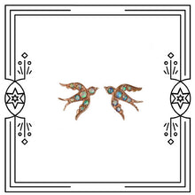 Load image into Gallery viewer, OPAL BIRD STUDS (PRE-ORDER)
