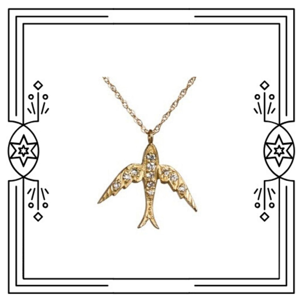 FANCY BIRD DIAMOND NECKLACE (Pre-order)