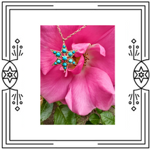 Load image into Gallery viewer, FANCY STAR NECKLACE - TURQUOISE (PRE-ORDER)
