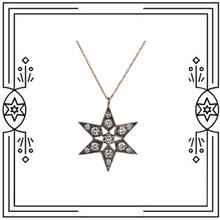 Load image into Gallery viewer, FANCY STAR NECKLACE - DIAMONDS
